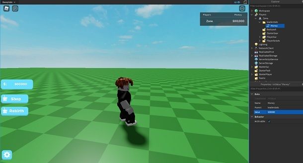 Soldi Roblox Studio