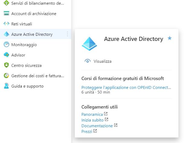 Microsoft Azure directory