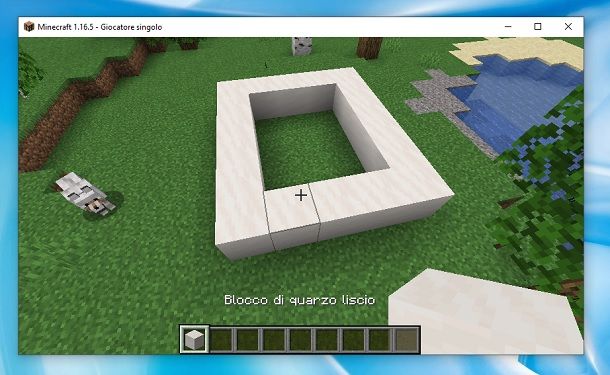 Base struttura Minecraft