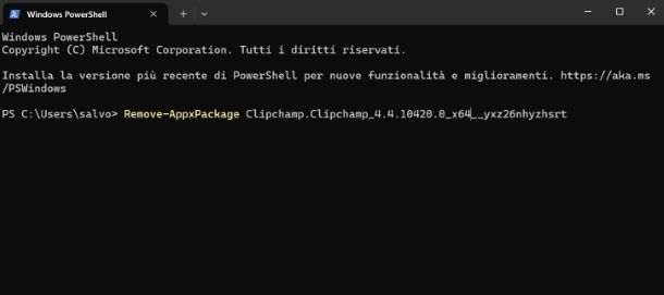 disinstallare un programma definitivamente