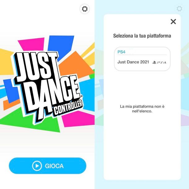 Just Dance Controller App