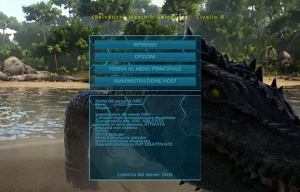 Server non dedicato creato ARK