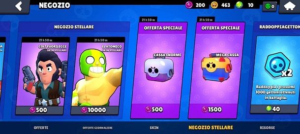 Negozio Stellare Brawl Stars