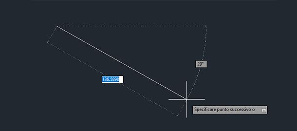 linea di autocad