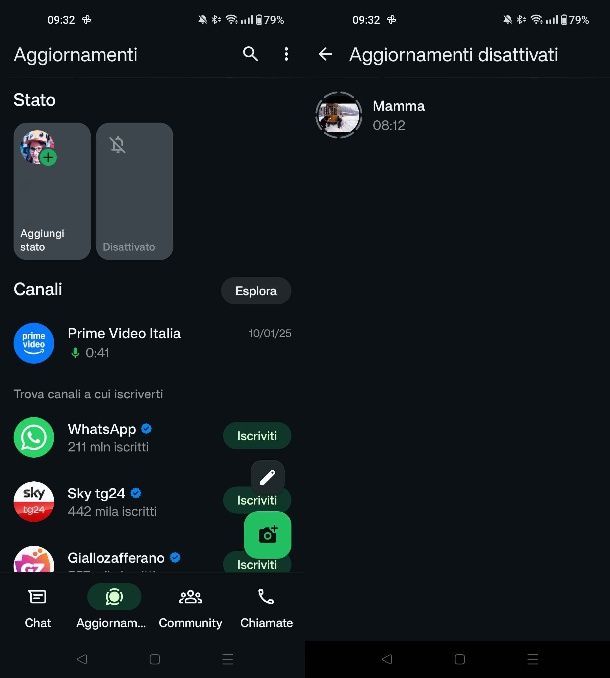 Verificare la disattivazione delle storie