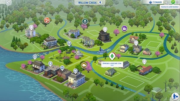 Gestisci unità familiari The Sims 4