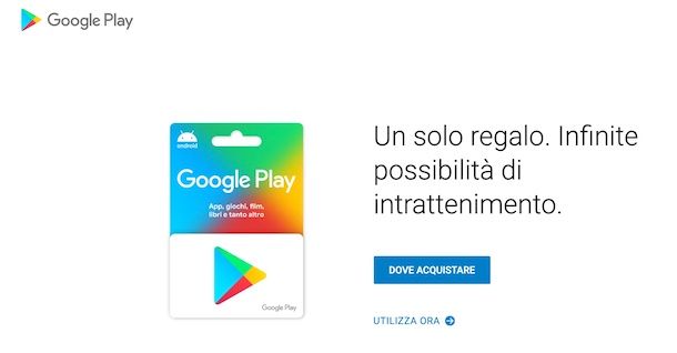 Carta Google Play