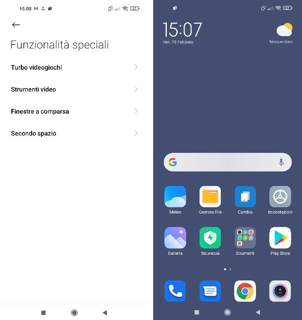 Secondo spazio Xiaomi