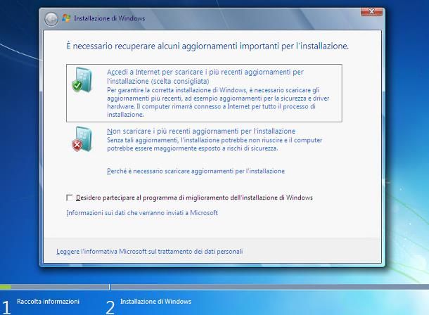 Come aggiornare Windows Vista a Windows 7