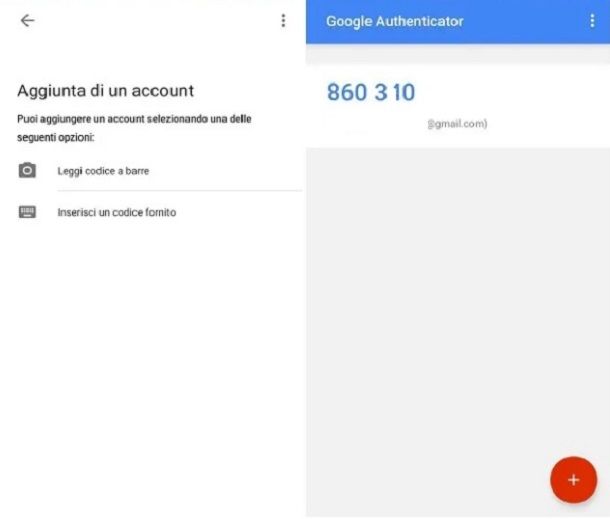 Usare Google Authenticator per il 2FA