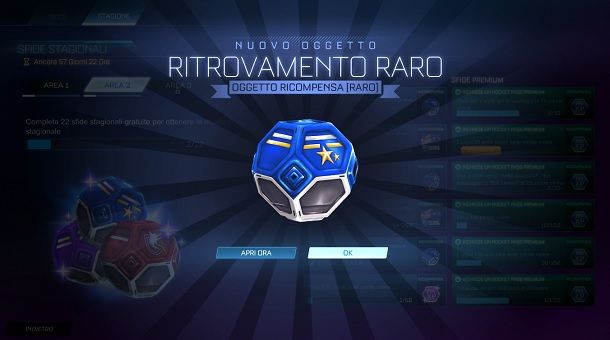 Ritrovamento raro Rocket League