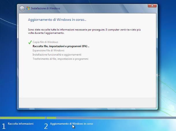 Come aggiornare Windows Vista a Windows 7