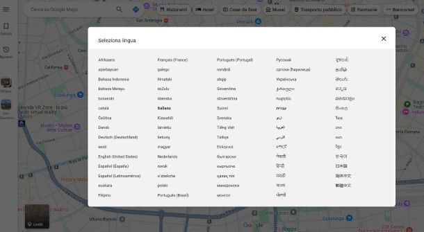 Come cambiare voce a Google Maps su PC