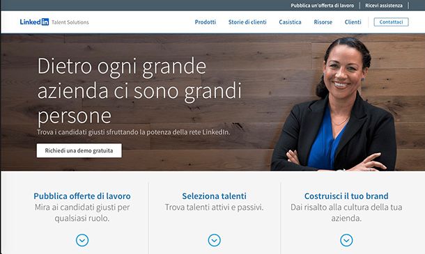 Siti per ricerca personale LinkedIn