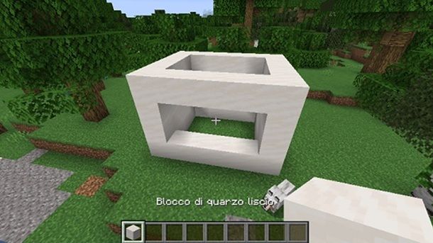 Prima parte struttura Minecraft