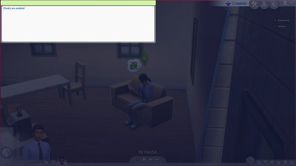 Attivazione trucchi The Sims 4 console PlayStation