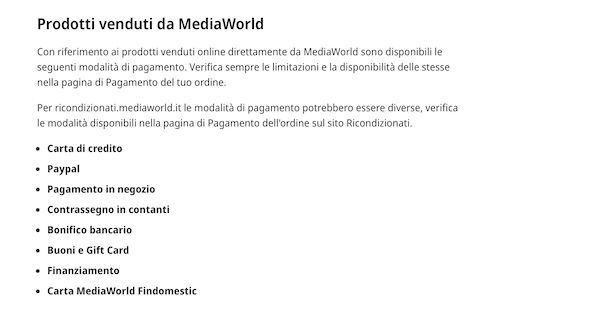 Pagare in contrassegno