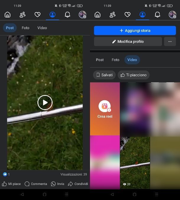 Come vedere chi ha visualizzato un video caricato su Facebook