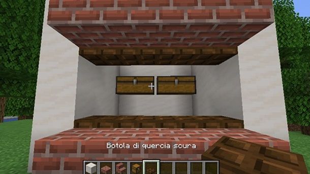 Bauli bancone fast food Minecraft