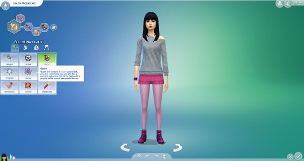 Modificare tratti The Sims 4