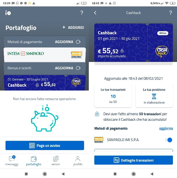 Cashback App IO