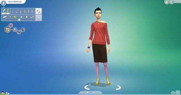 Abbigliamento capelli The Sims 4