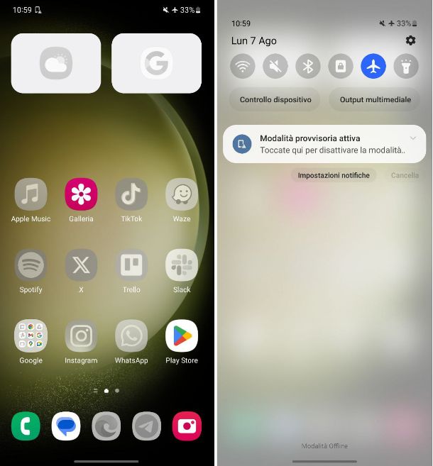 Modalità sicura Samsung