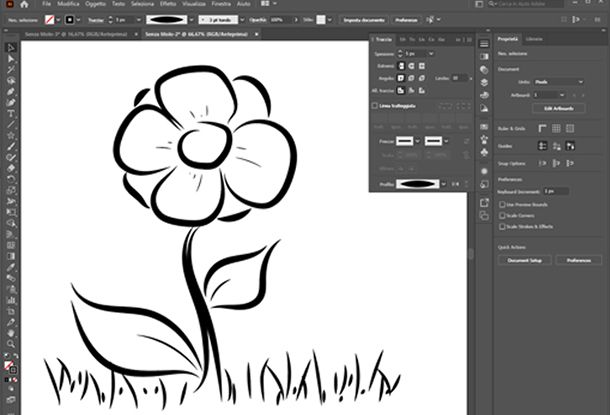 disegnare su illustrator per pc