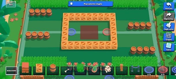 Editor creazione mappe Brawl Stars