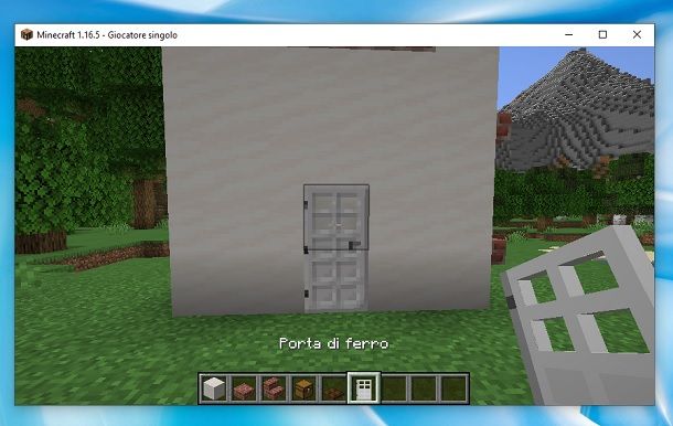 Porta di ferro Minecraft