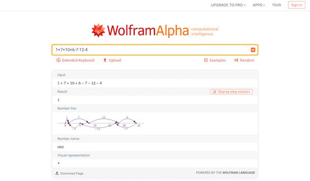 Wolfram Alpha