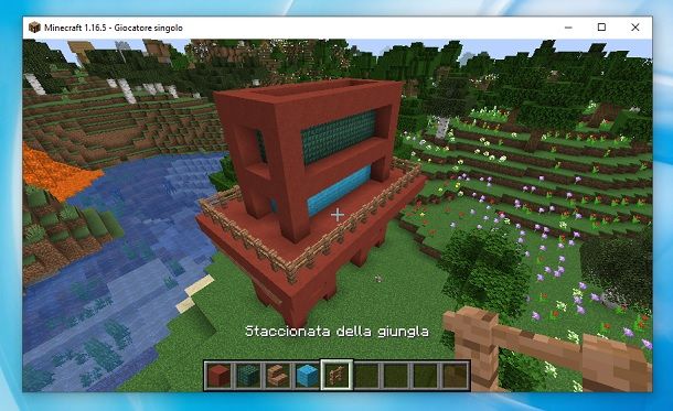 Staccionate della giungla Minecraft