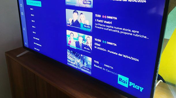 Alternative al digitale terrestre RaiPlay app Smart TV