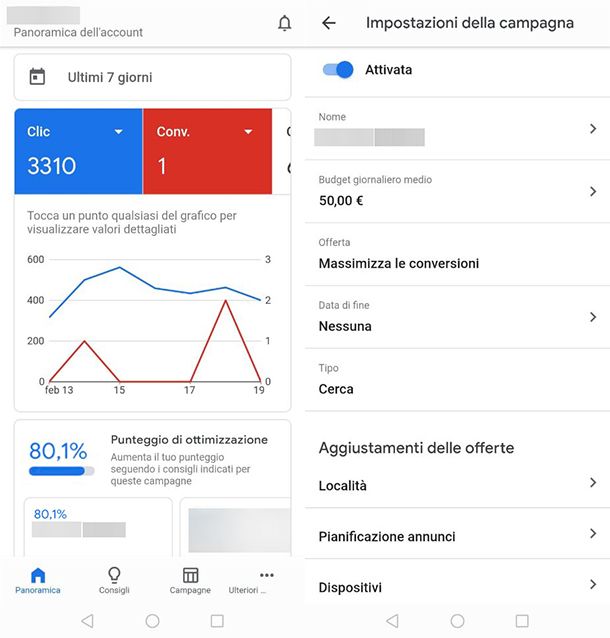 Come creare una campagna Google Ads con lo smartphone