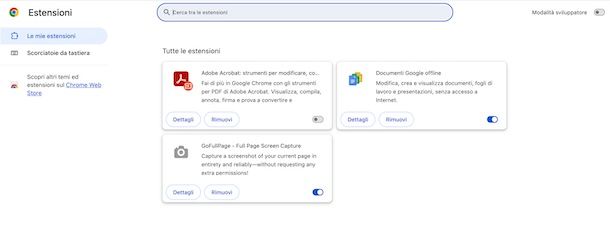 Problemi browser