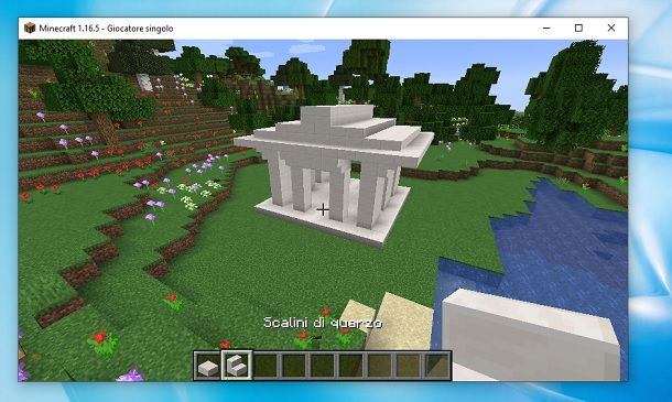 Tempio greco finito Minecraft