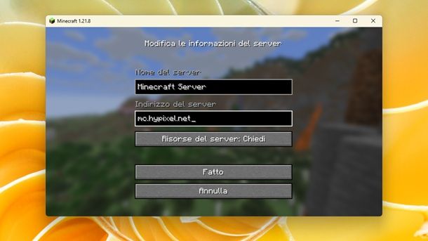Come giocare in due su Minecraft PC Java