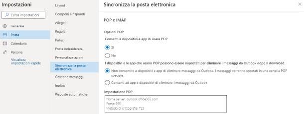 Come trovare il server di posta elettronica: Outlook