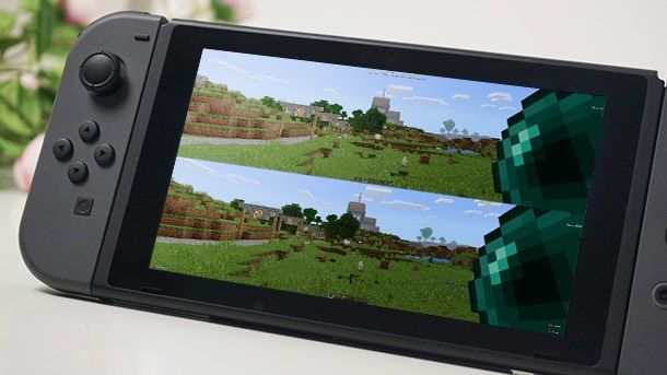 Minecraft in due su Nintendo Switch