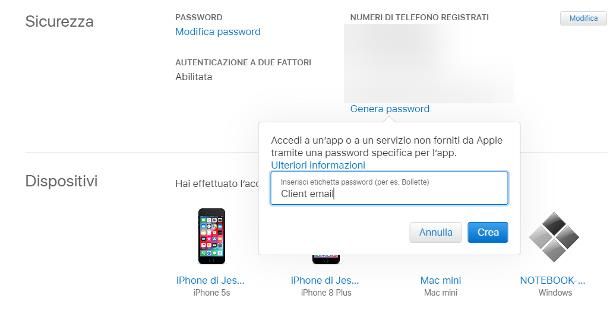 Come trovare il server di posta elettronica: iCloud