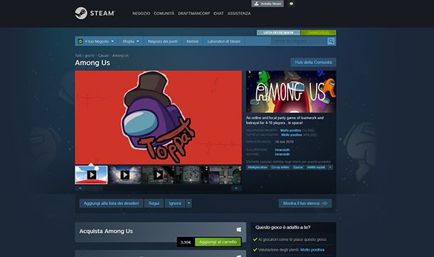 steam among us