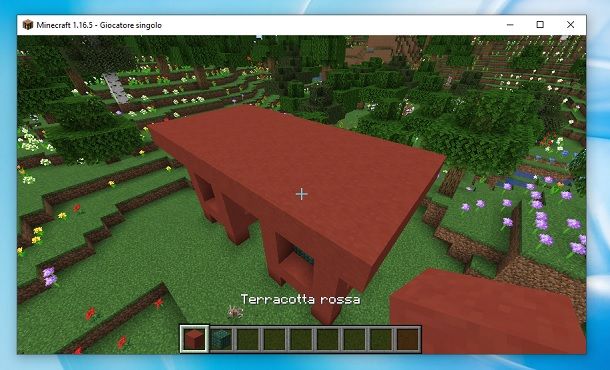 Piano superiore tempio giapponese Minecraft