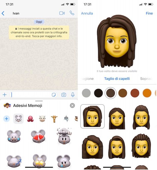 Memoji WhatsApp