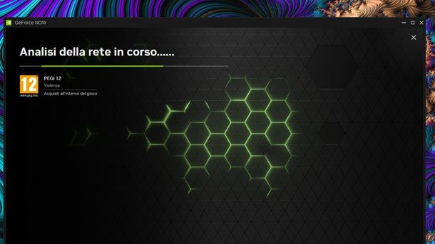 Analisi rete GeForce NOW