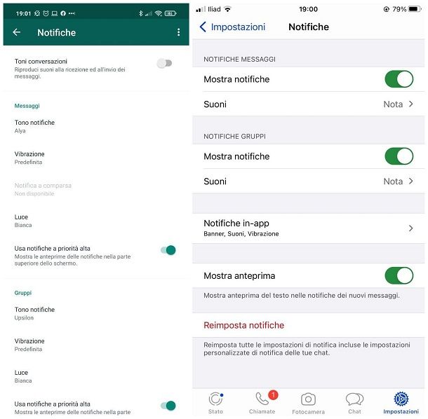 Come personalizzare la suoneria di WhatsApp