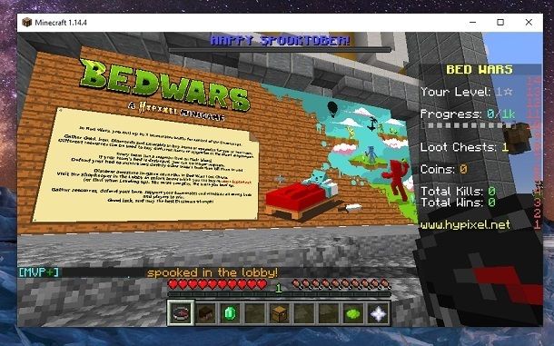 BedWars Server Minecraft