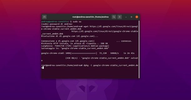 Come installare Chrome su Ubuntu da Terminale