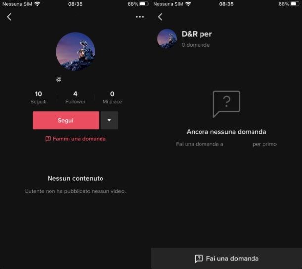 Come fare le domande su TikTok