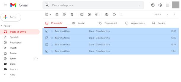 Posta in arrivo Gmail