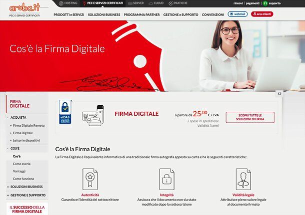 Firma Digitale Aruba